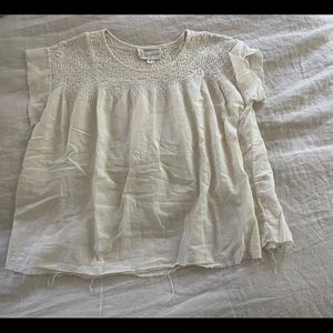 Current Elliot Top with raw hem